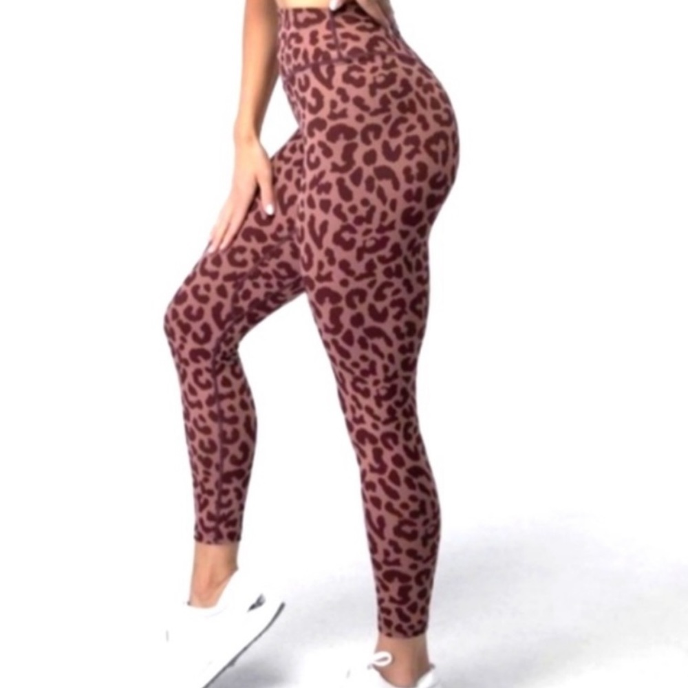 Balance Athletica Brown Cheetah Print Leggings
